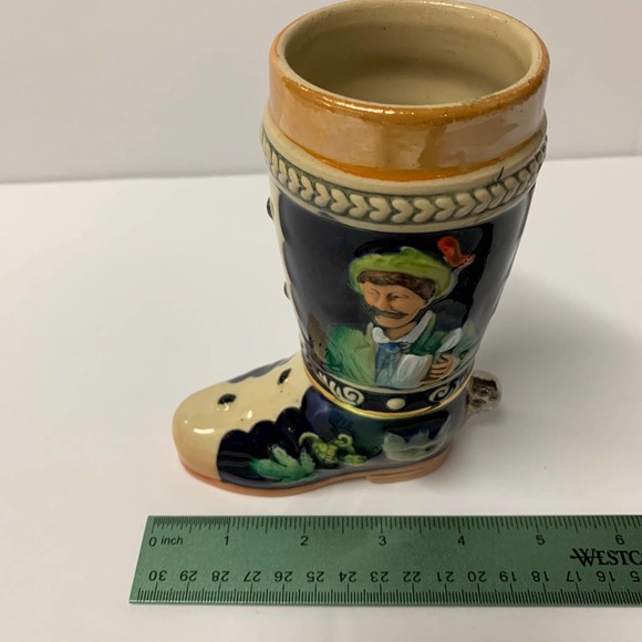 Goebel Boot Beer Stein Style Vintage Vase Decorative - Picture 6 of 9